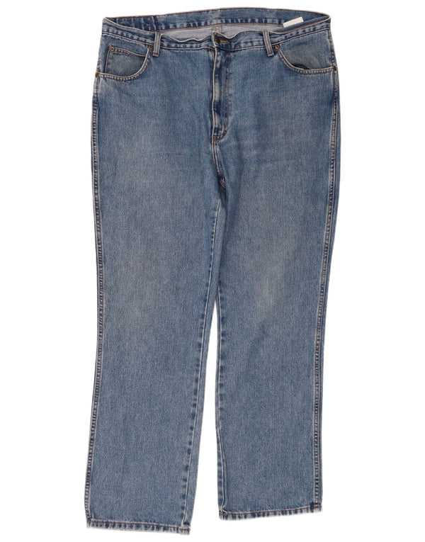 WRANGLER Jean droit coupe régulière homme W40 L32 bleu coton