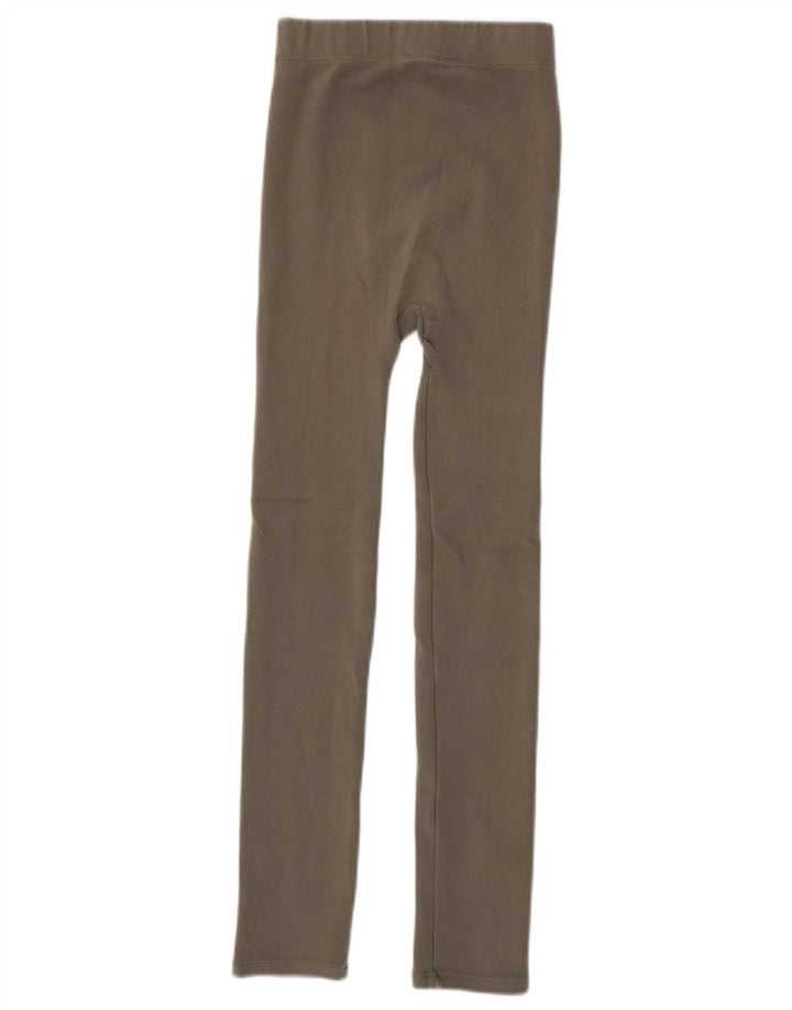 Zara Leggings Femme UK 4 XS Kaki
