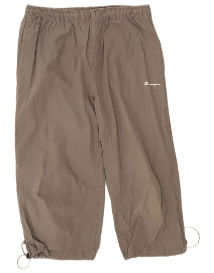 Champion Pantalon de Survêtement Capri Homme Gris Coton