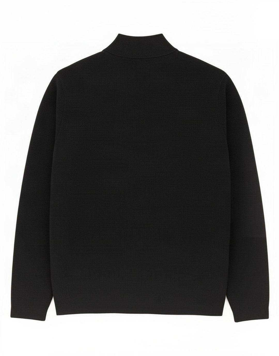 Massimo Dutti Pull col zippé pour homme en coton bleu marine Taille L