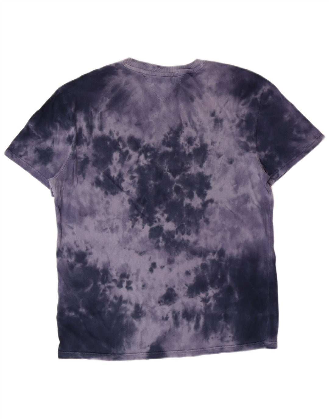 TOMMY HILFIGER T-Shirt Graphique Homme Grand Bleu Tie Dye Coton