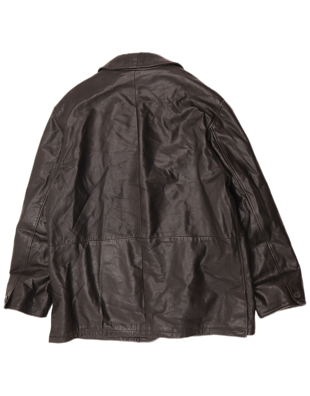 Veste en cuir homme vintage IT 52 XL Cuir noir