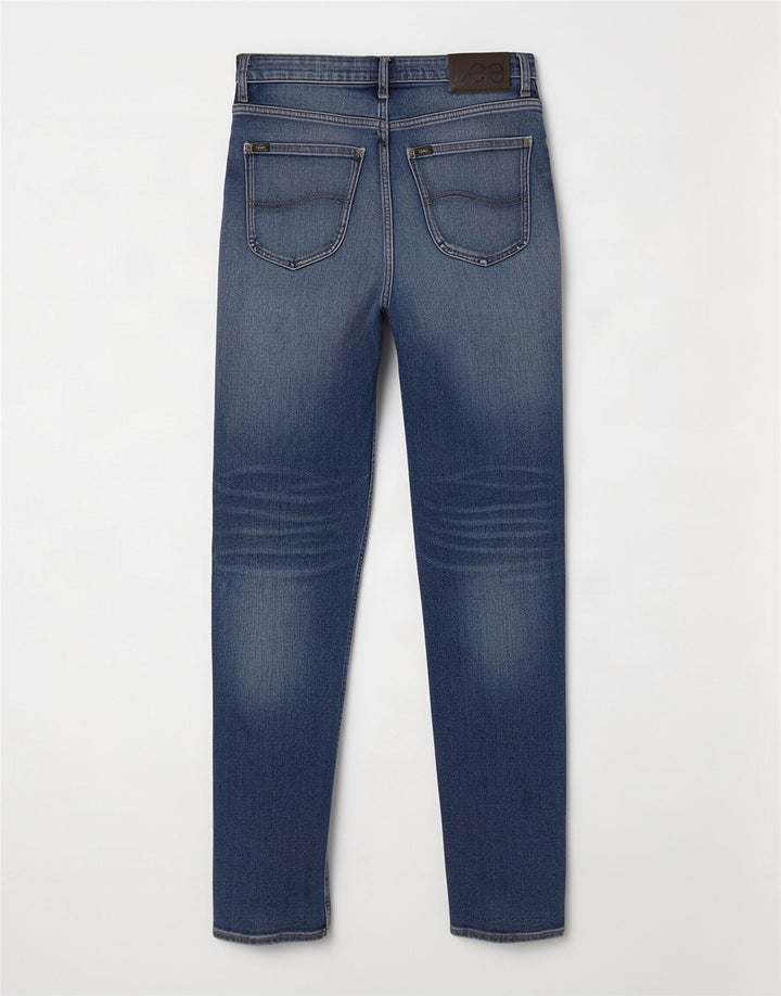 Lee Jean Droit Brooklyn Homme W32 L32 Bleu Coton