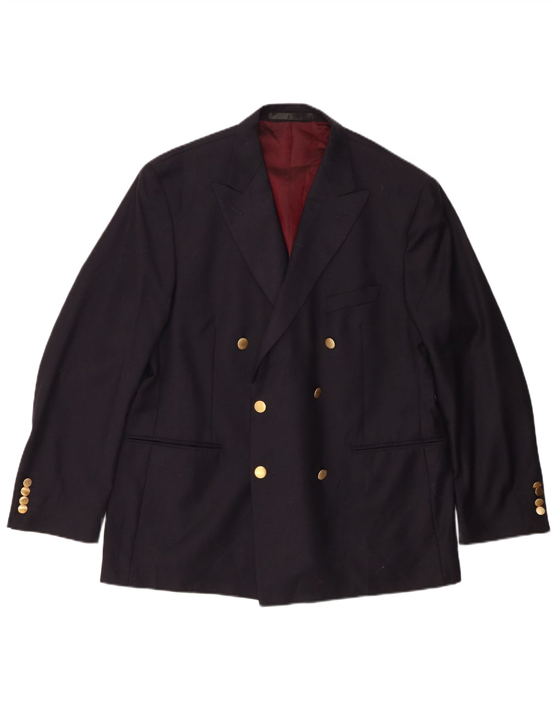 Marks & Spencer Veste blazer double boutonnage pour homme UK 42 Large Bleu marine