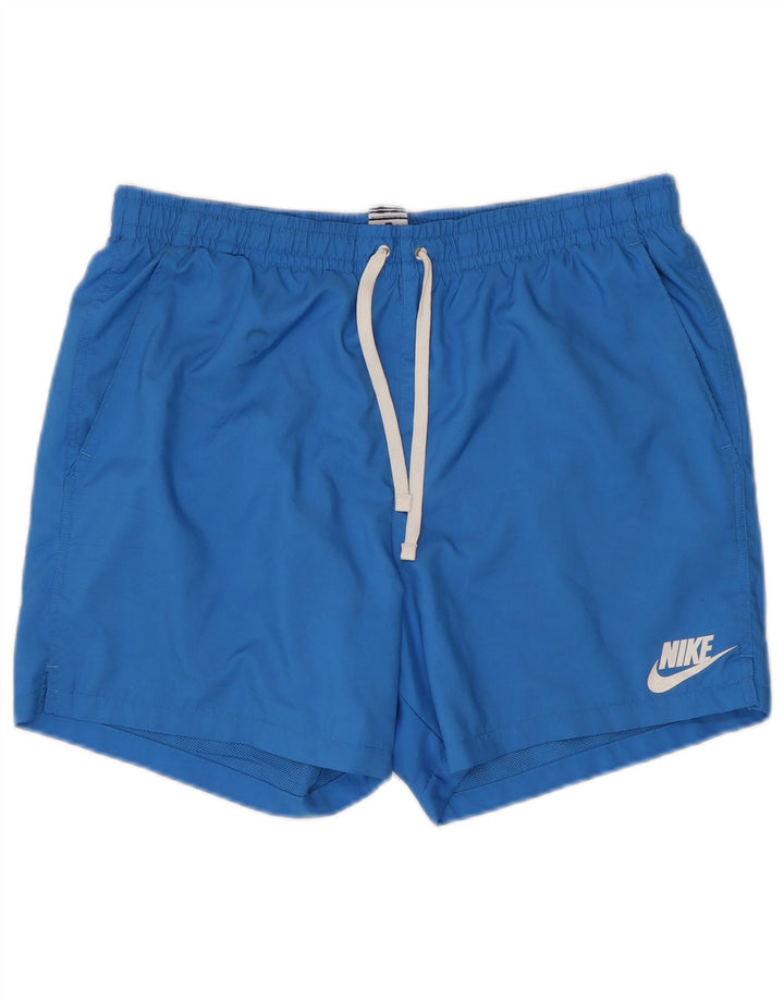 NIKE Short de sport pour hommes, grand, bleu