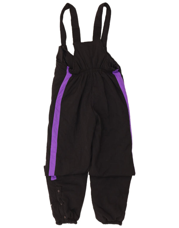 Combinaison de ski femme vintage XL W38 L30 Black Colourblock
