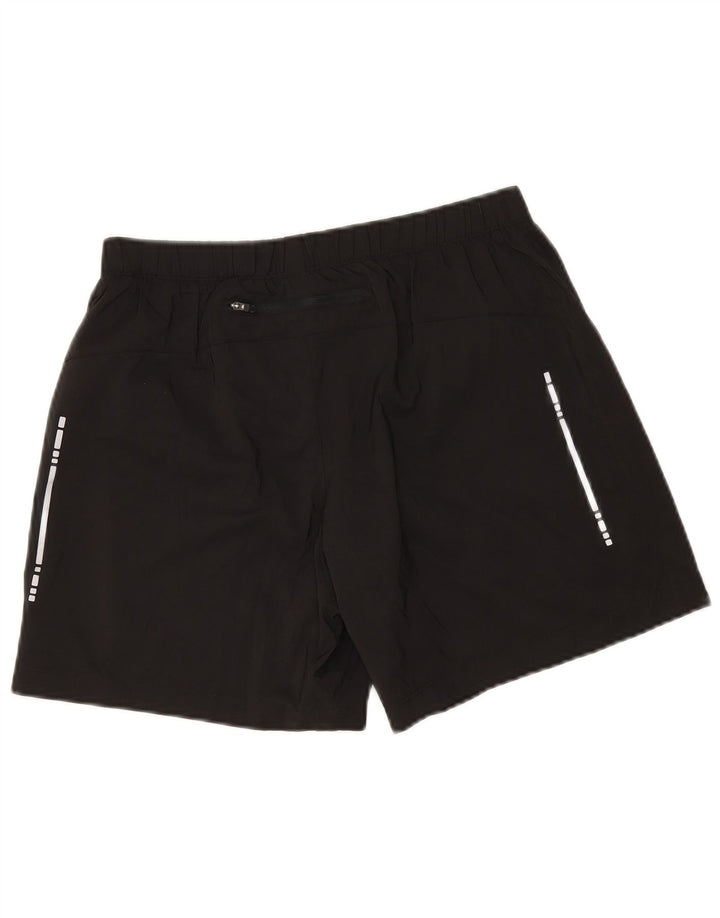 Asics Short de sport pour femme UK 14 Medium Noir Polyester