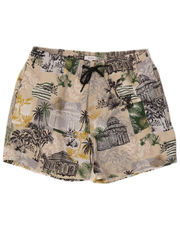 Reiss Short de Bain Graphique Homme Multicolore Moyen Polyester