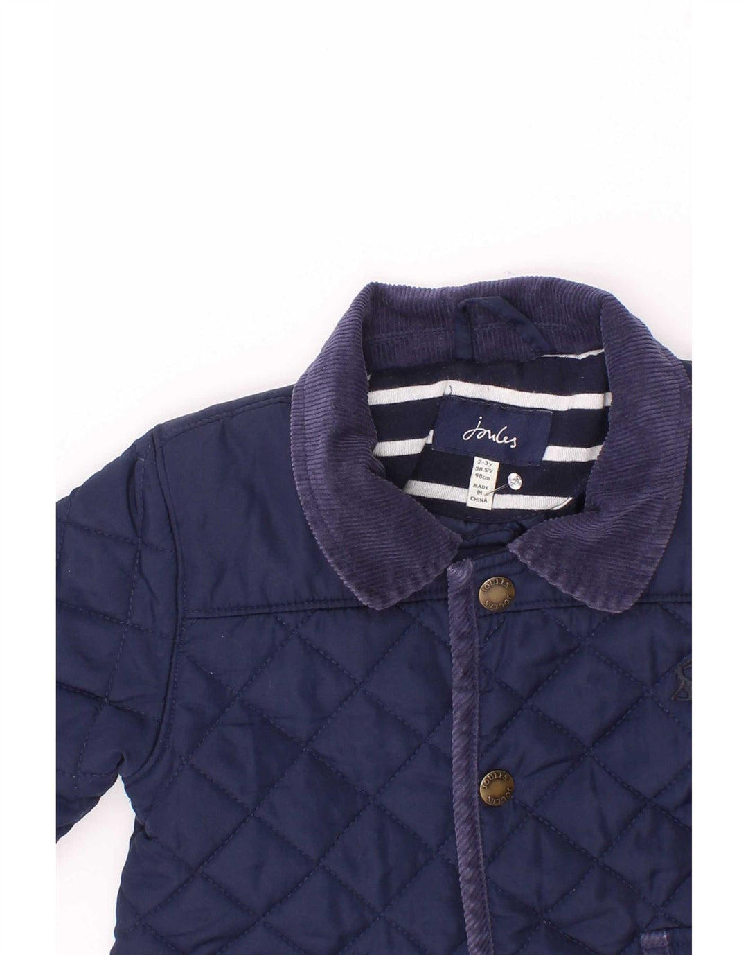 Joules Veste matelassée Garçon 2-3 ans Bleu Marine Polyester