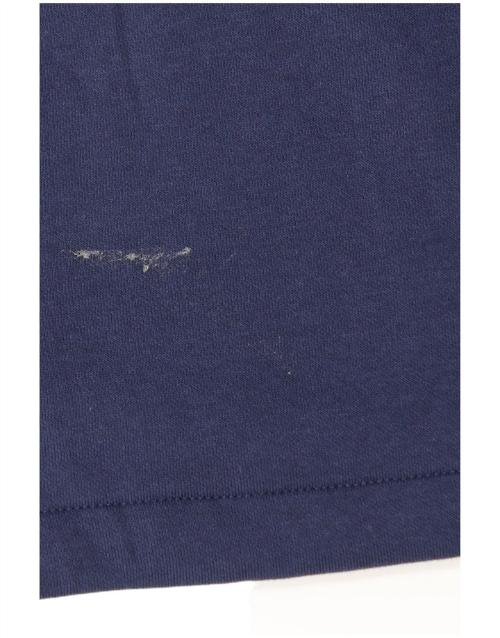 PUMA Sweat-shirt graphique pour hommes, petit, bleu marine, colour block