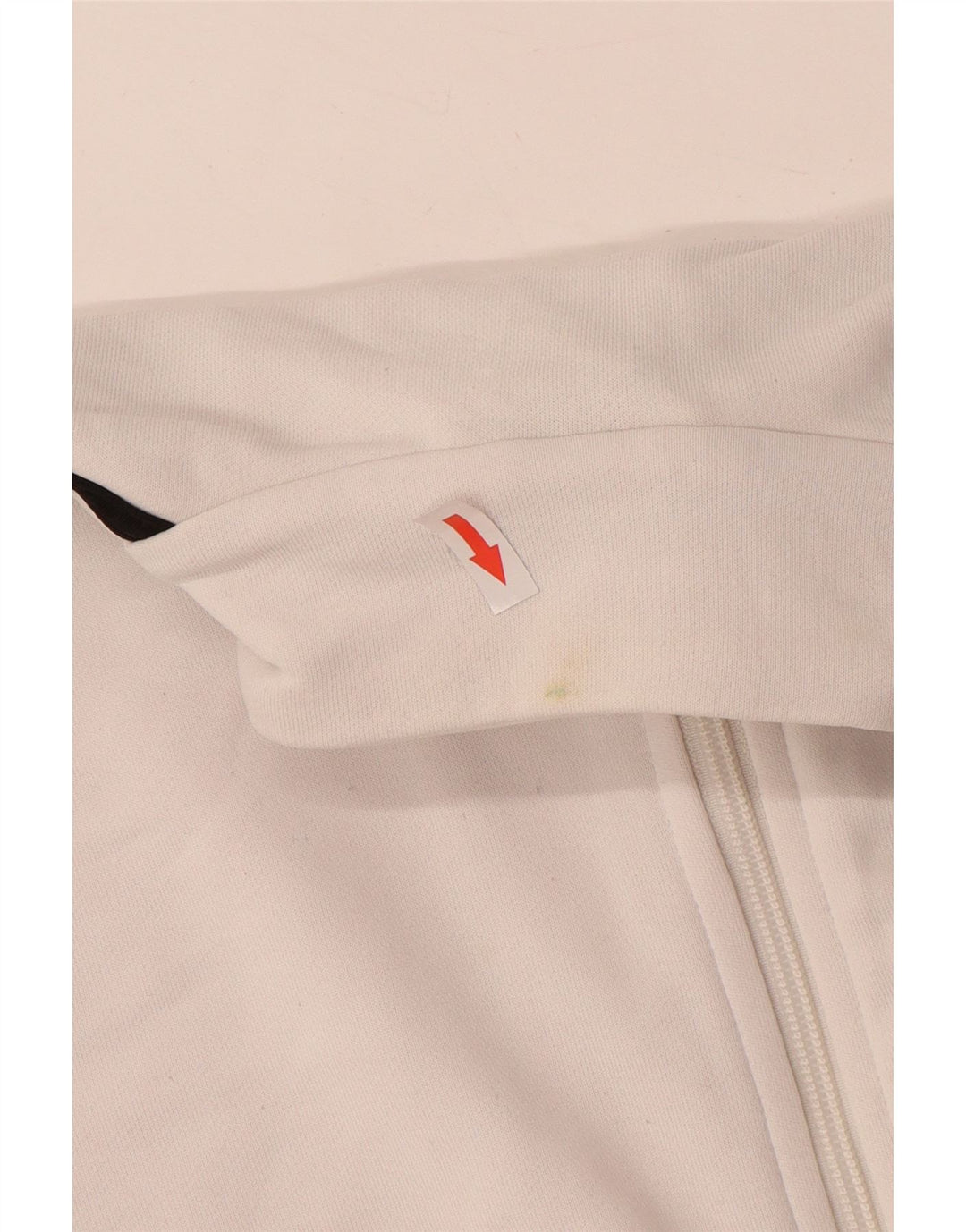 ADIDAS Veste de survêtement pour femme UK 16 Large Blanc Polyester