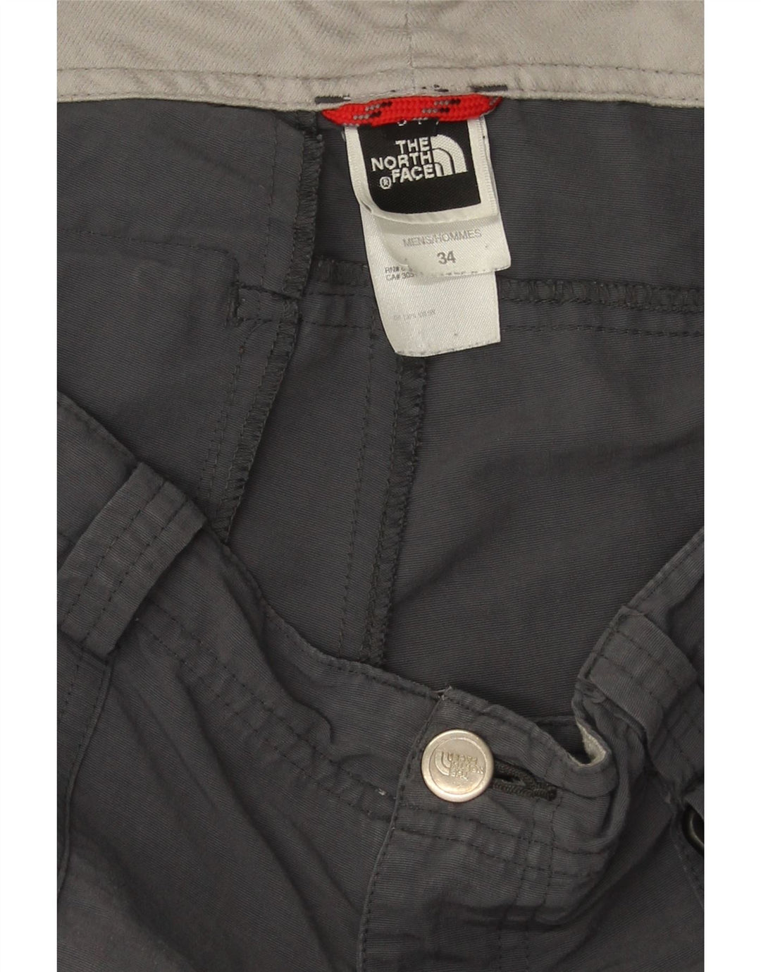 THE NORTH FACE Short cargo W34 pour homme en nylon gris moyen