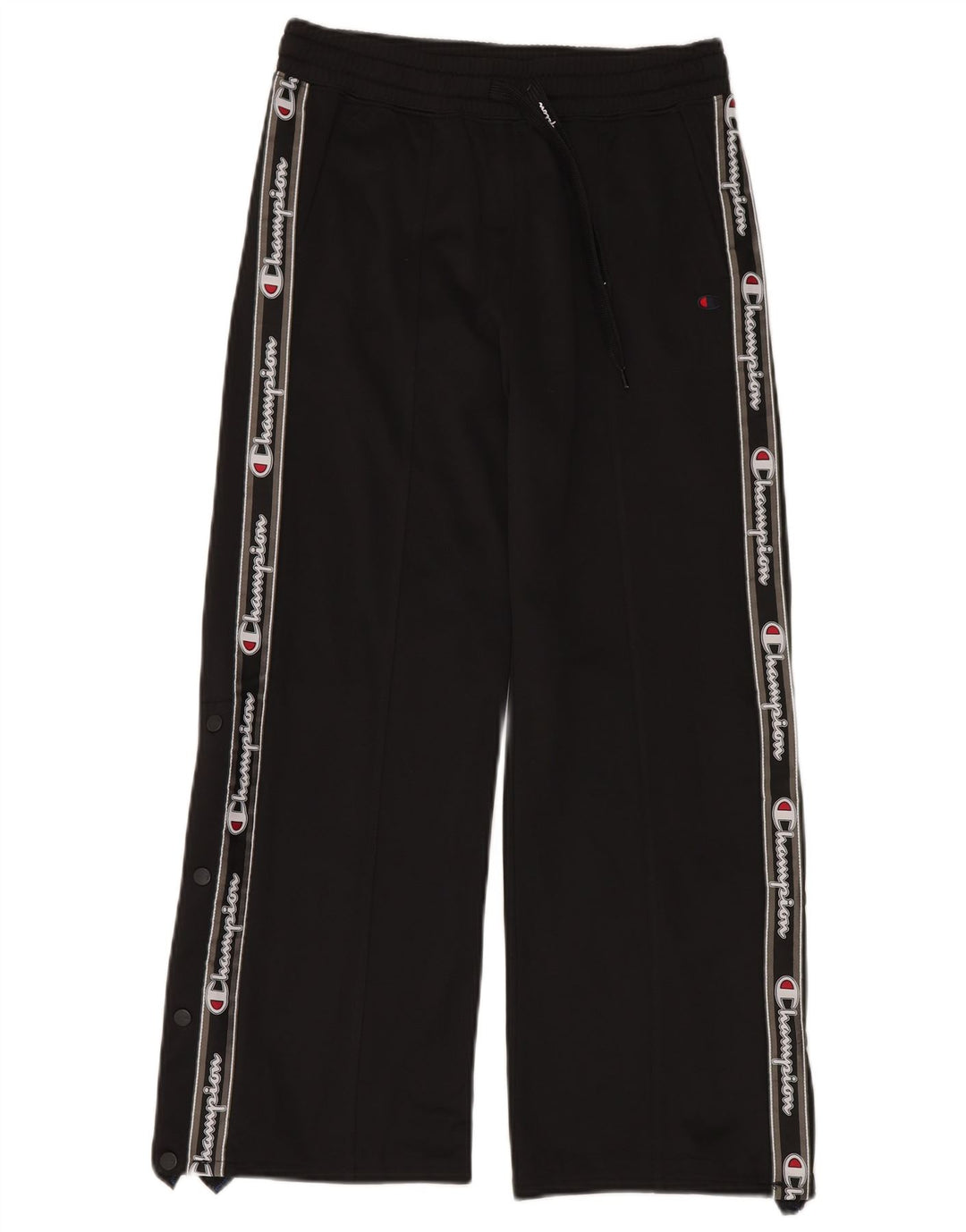 Champion Pantalon de survêtement graphique pour femme UK 10 Small Noir Polyester