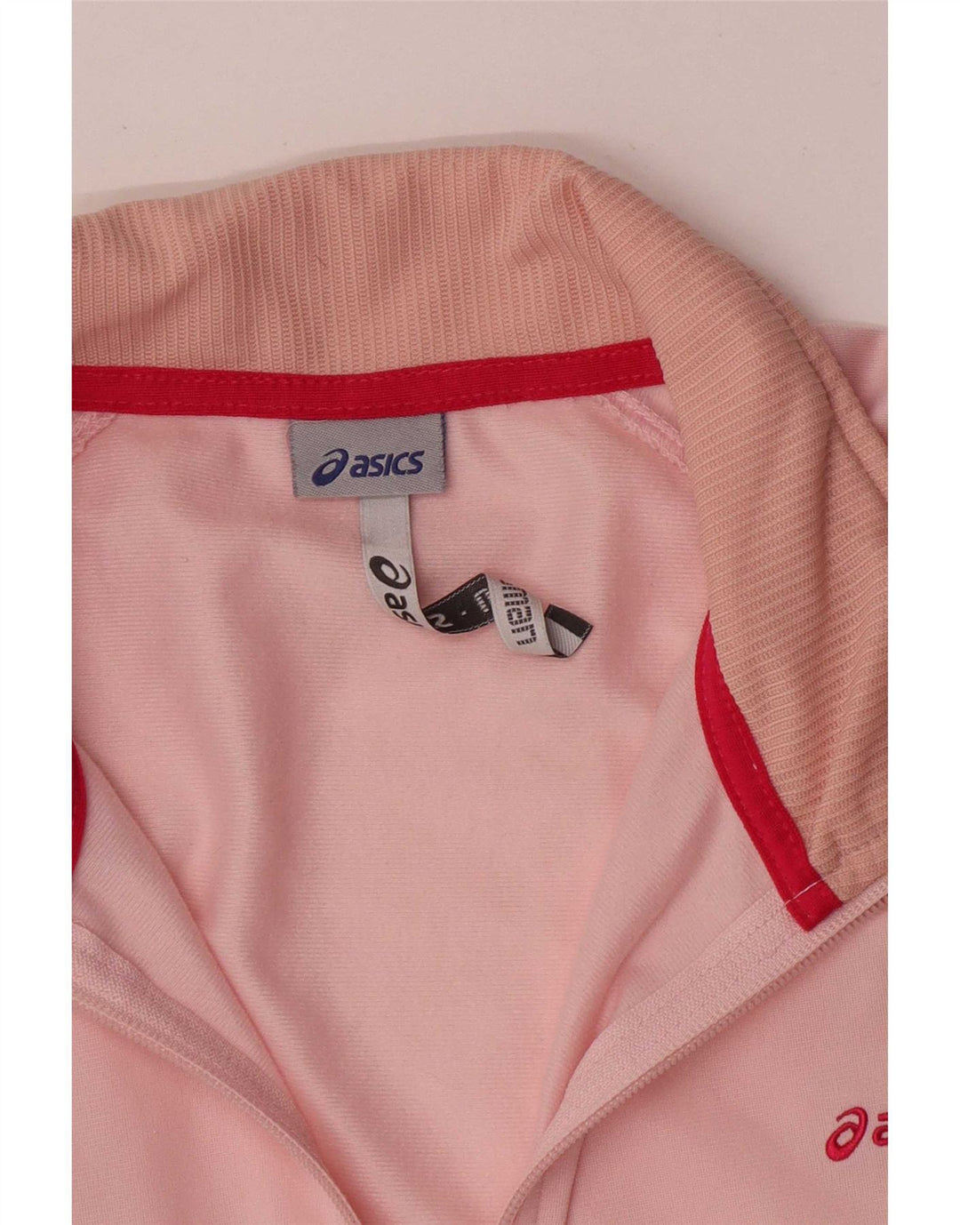 Asics Veste de survêtement pour femme UK 16 Large Rose Colourblock Polyester