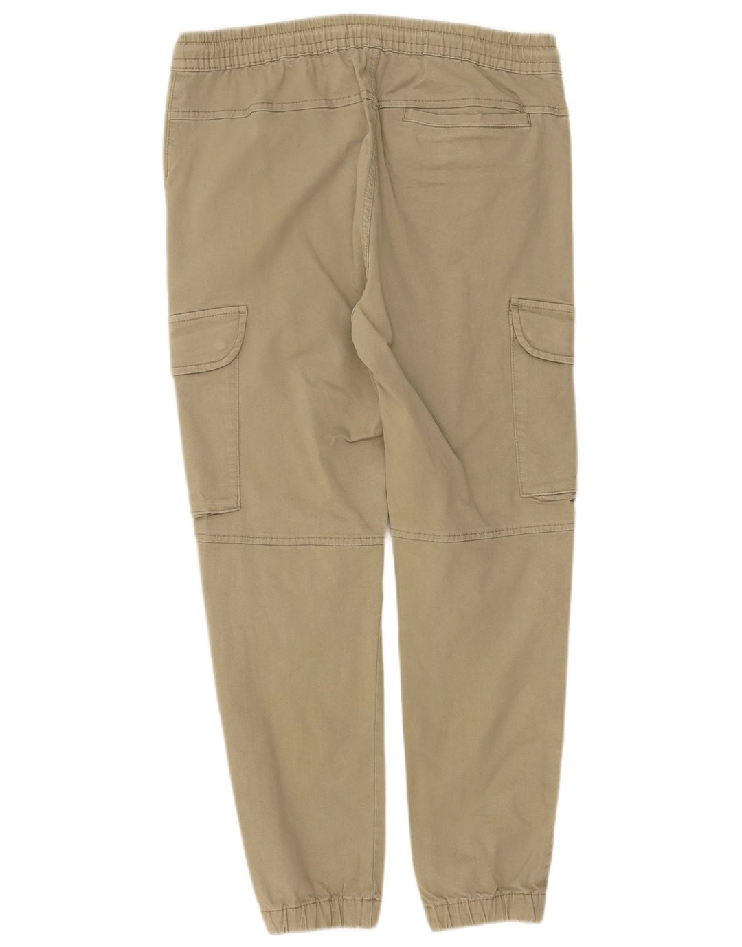 Zara Pantalon Cargo Joggers Homme Moyen W31 L27 Kaki Coton