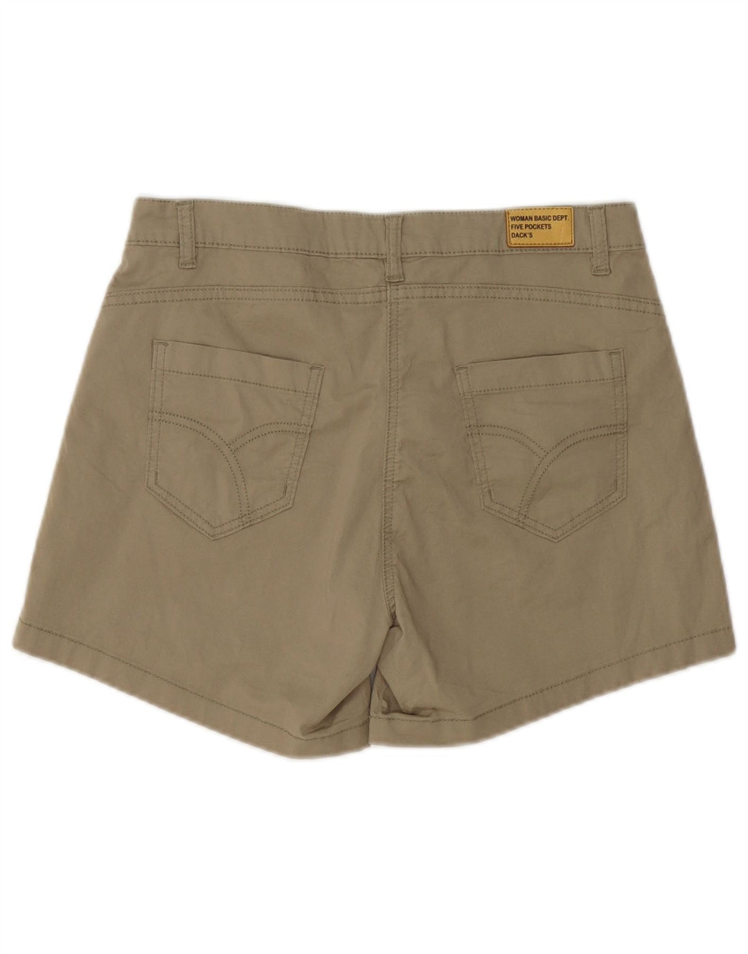 Dack's Short décontracté pour femme IT 44 Medium W32 Kaki Coton