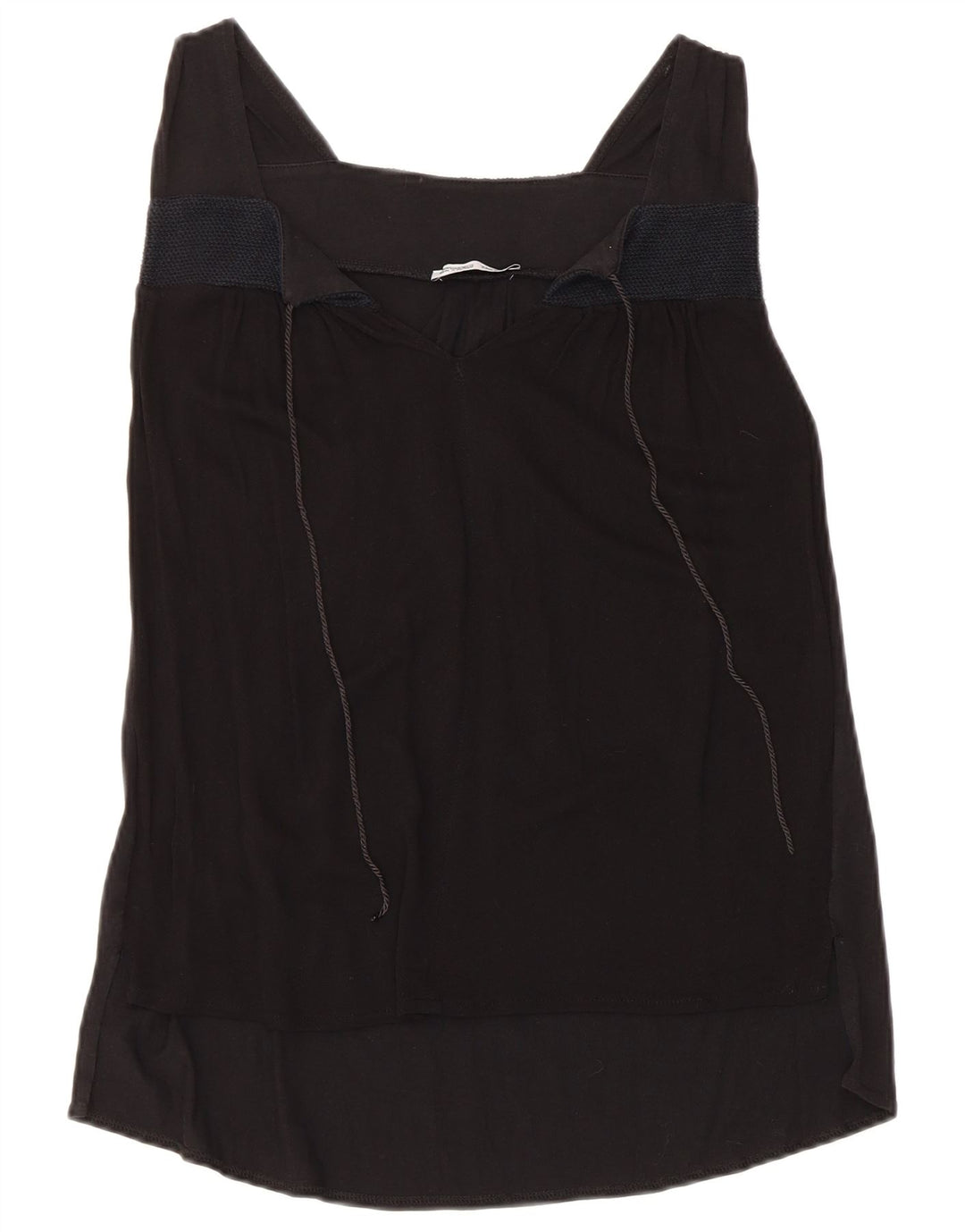 Zara Tunique sans manches pour femme UK 12 Noir moyen