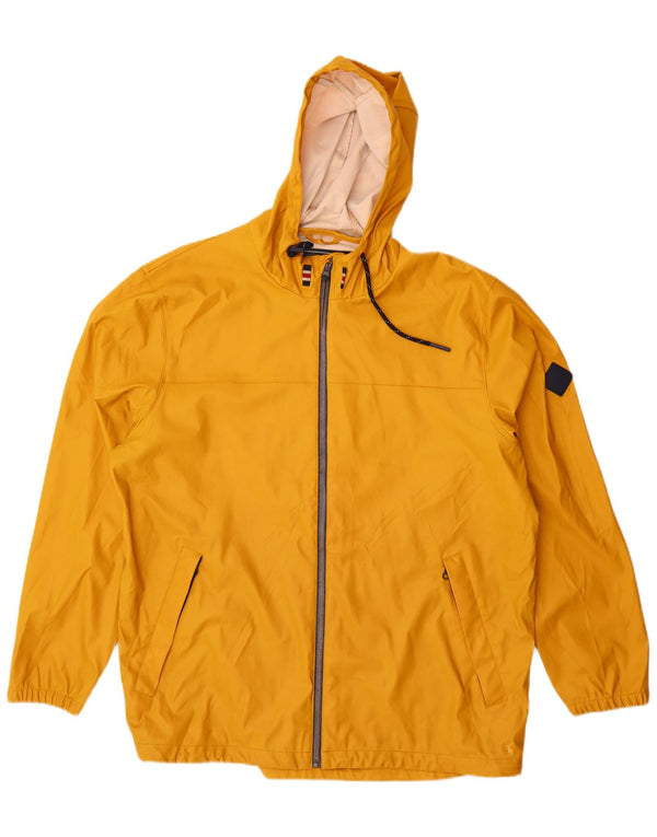 Joules Veste de pluie à capuche pour homme UK 42 XL Jaune