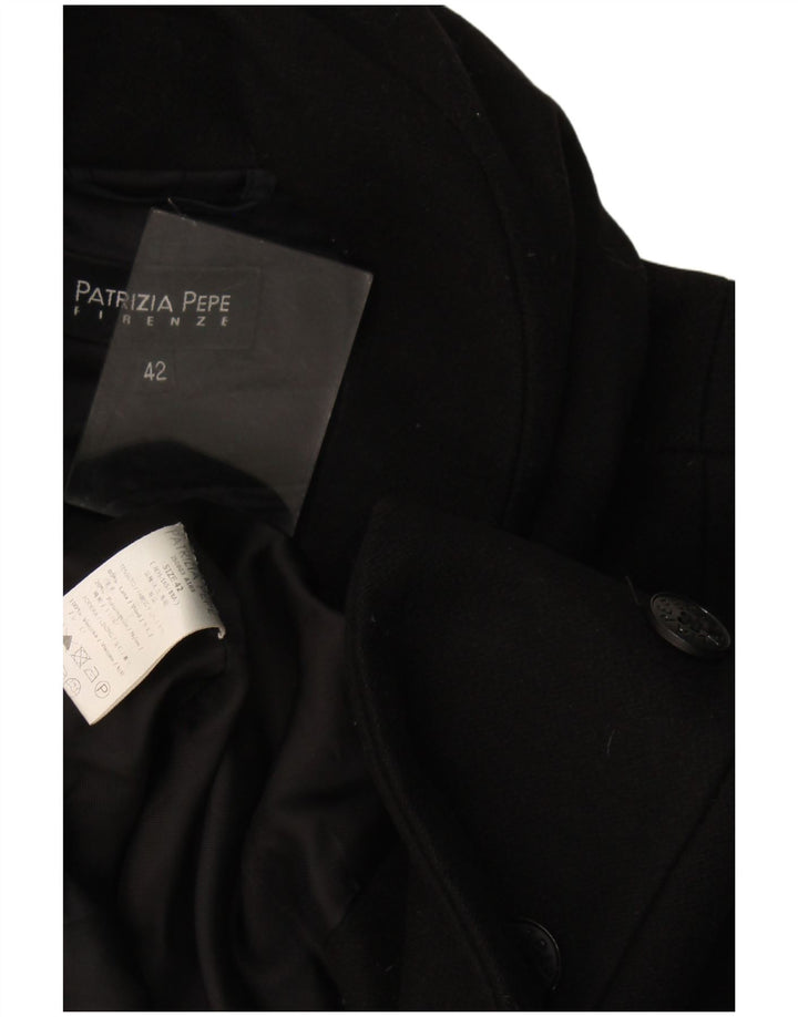 Patrizia Pepe Pardessus Femme IT 42 Laine Noir Moyen