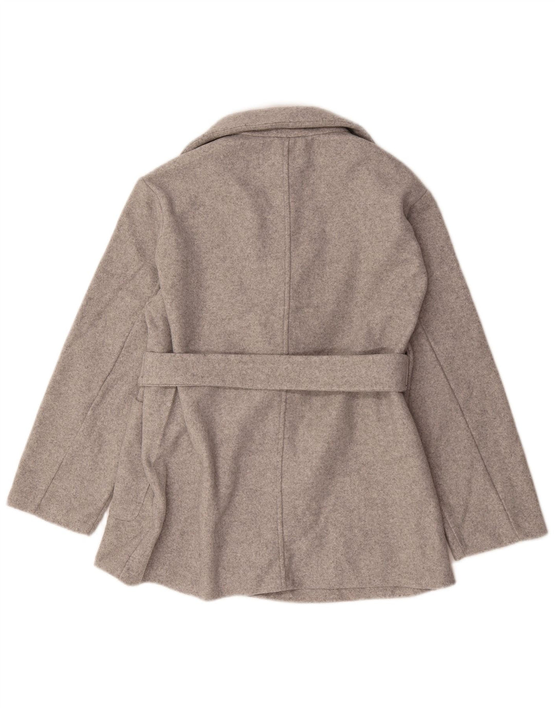 Veste Blazer Femme Zara UK 44 Gris Moyen Polyester