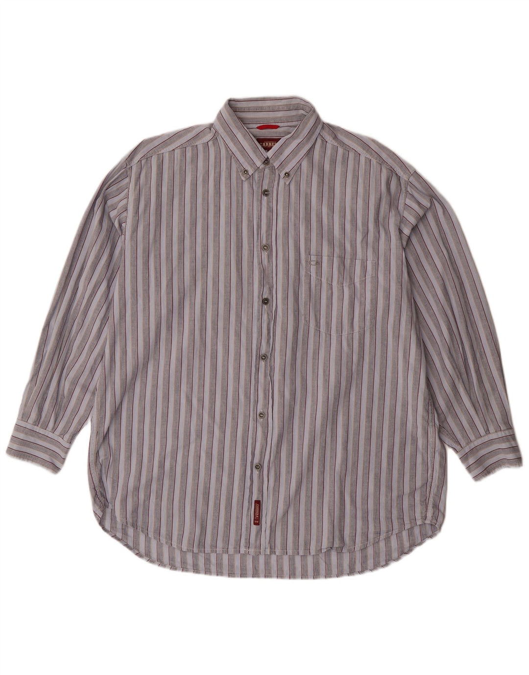 Carrera Chemise XL Bleu Rayé Coton Homme