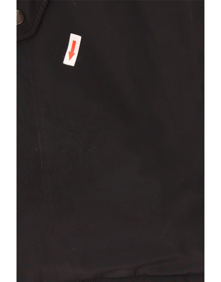 Penny Black Manteau Capelet à capuche pour femme UK 10 Petit Noir