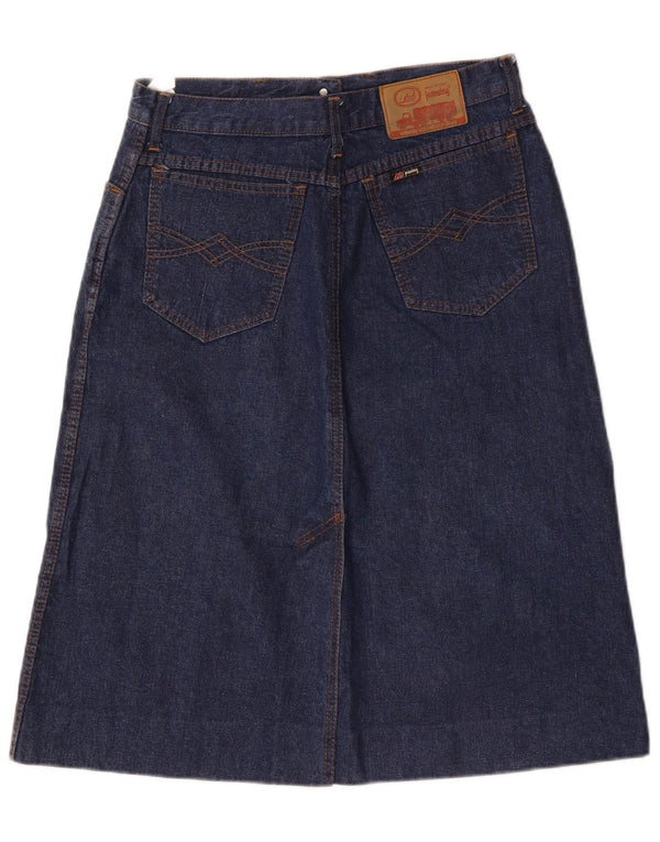jupe en denim femme vintage W30 Bleu Marine Moyen