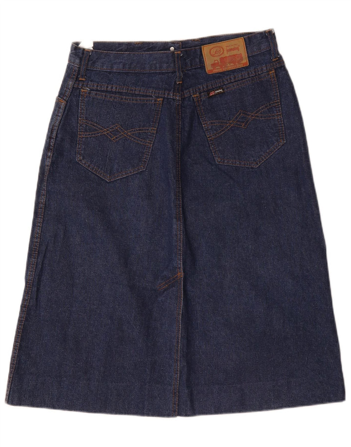 jupe en denim femme vintage W30 Bleu Marine Moyen
