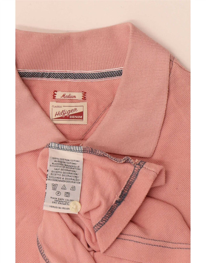 Tommy Hilfiger Polo Homme Rose Moyen Coton