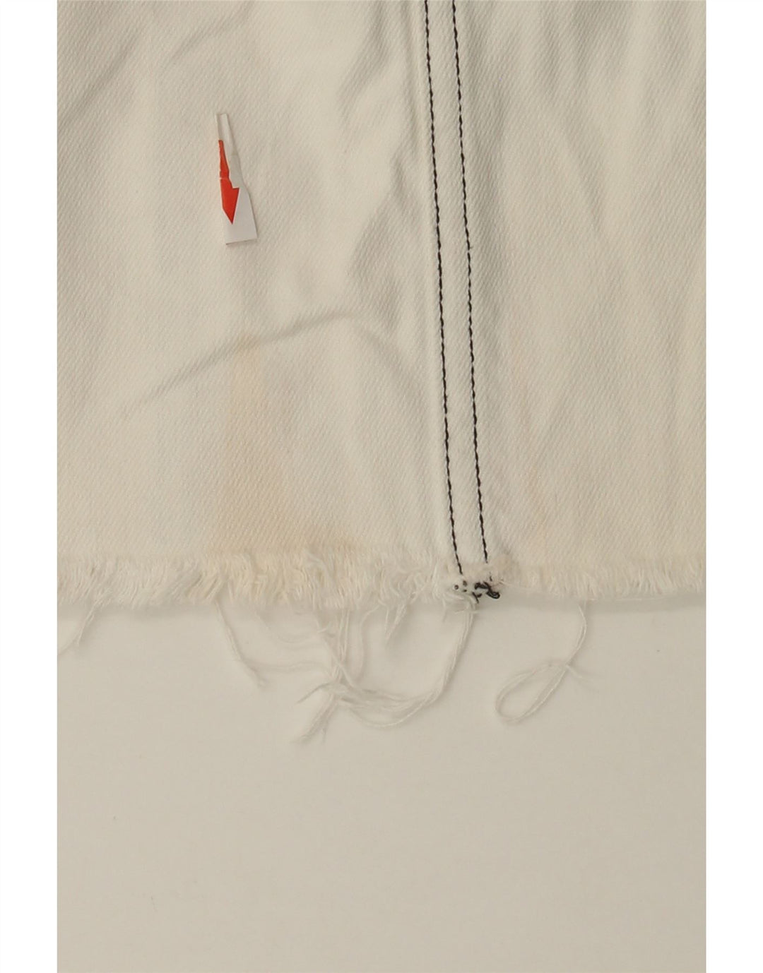 Zara Femme Mini Jupe En Jean Petit W27 Blanc