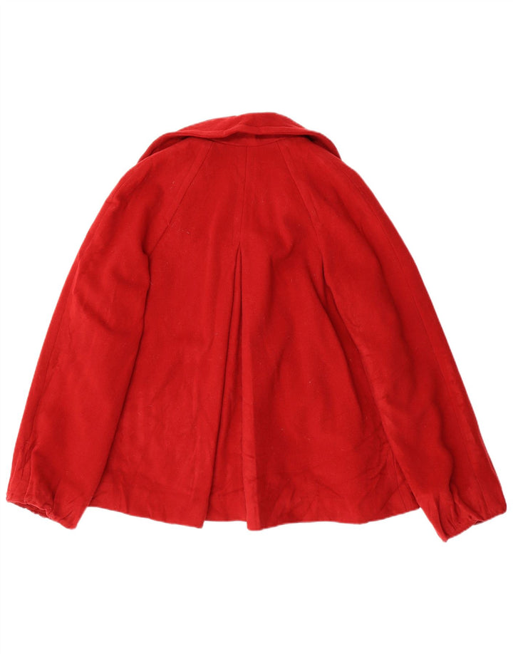 Michael Kors Veste bomber surdimensionnée pour femme US 4 Petite laine rouge