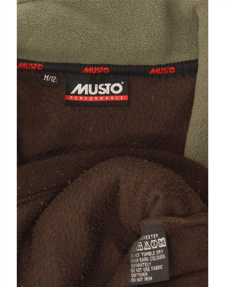 Musto Veste polaire pour femme UK 12 Marron moyen Polyester