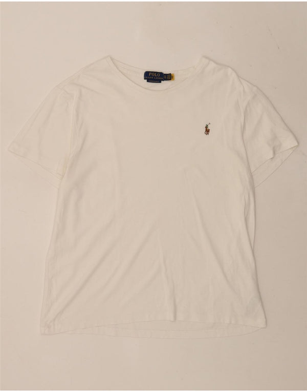 Polo Ralph Lauren T-shirt slim personnalisé pour hommes XL en coton blanc