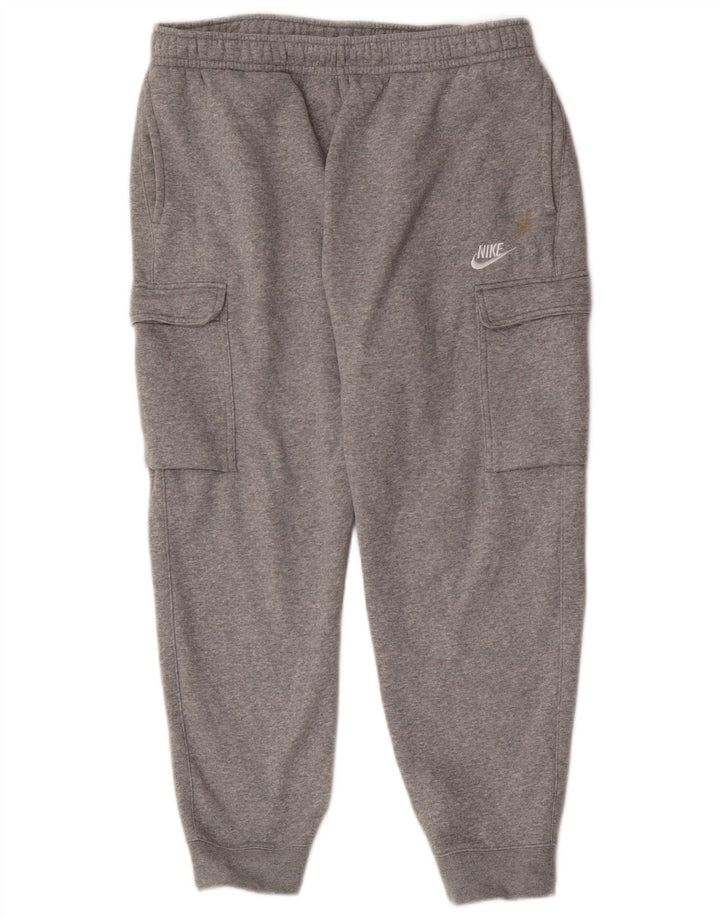 Nike Pantalon de survêtement cargo pour homme en coton gris Taille L