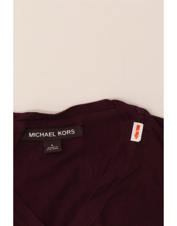 MICHAEL KORS T-Shirt Homme Haut Large Bordeaux