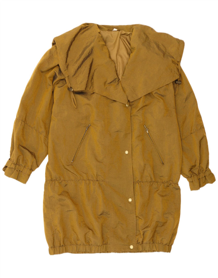 imperméable surdimensionné femme vintage UK 10 Petit Or