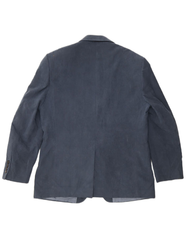 Marks & Spencer Veste blazer à 2 boutons pour homme UK 38 Bleu moyen Polyester