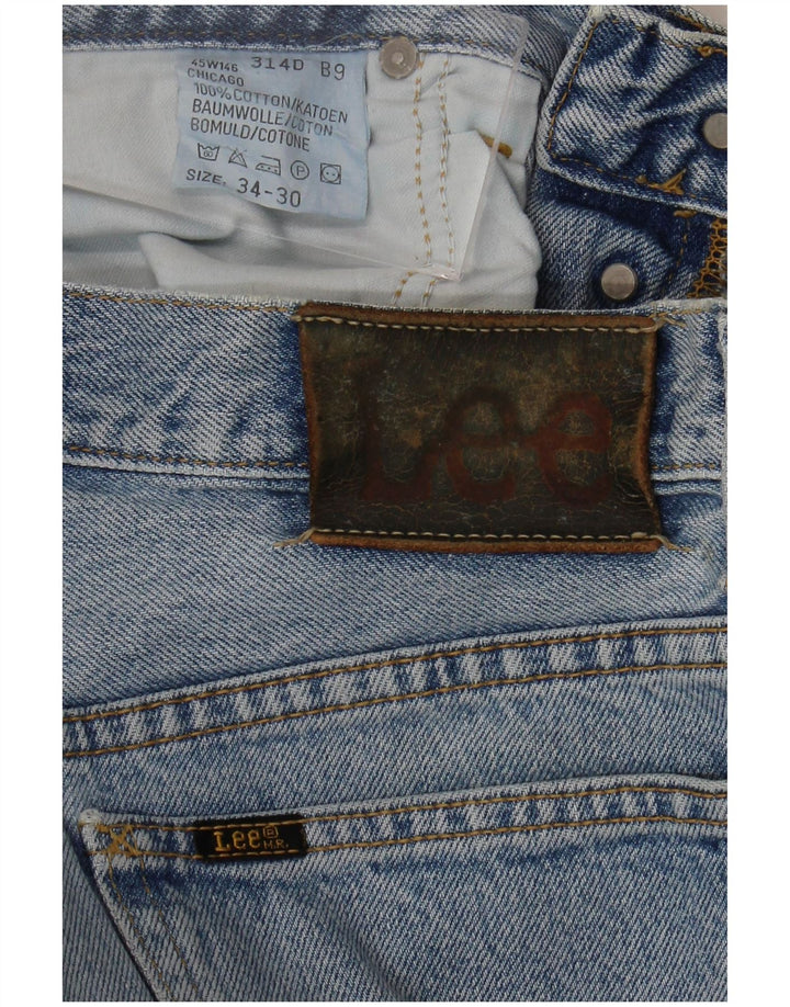 Lee Jean droit homme W34 L30 bleu coton