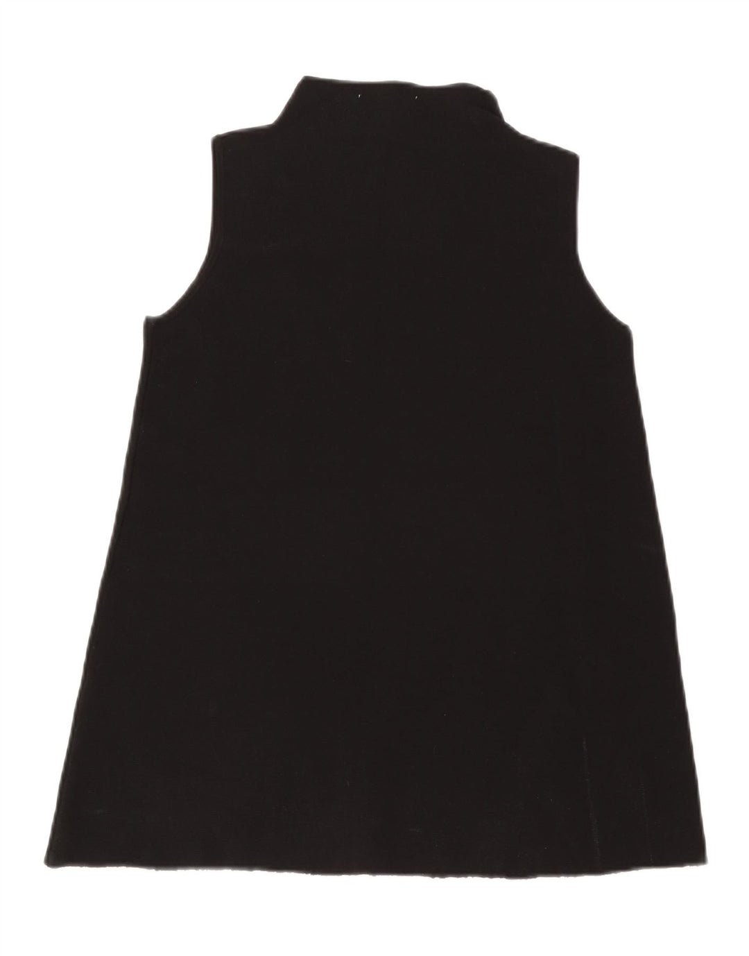 Zara Tunique sans manches pour femme UK 12 Noir moyen