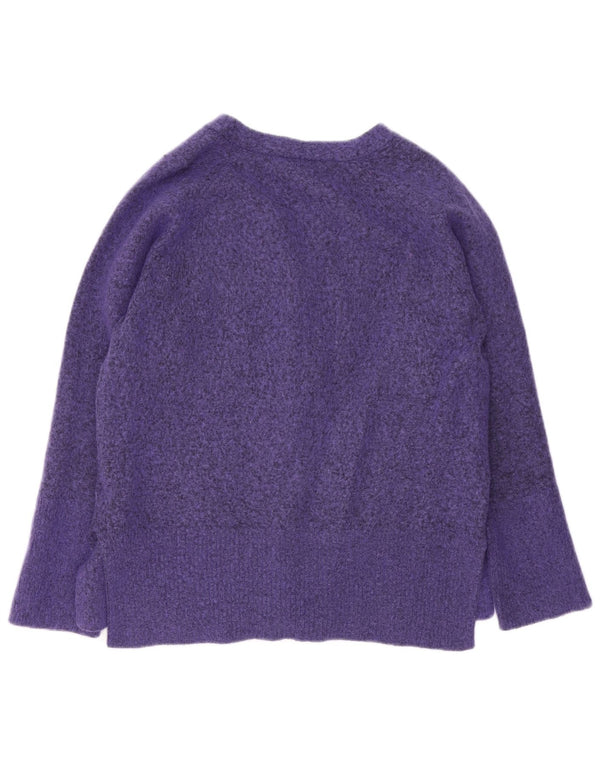 Marks & Spencer Womens Autograph Cardigan Sweater UK 14 Medium Purple