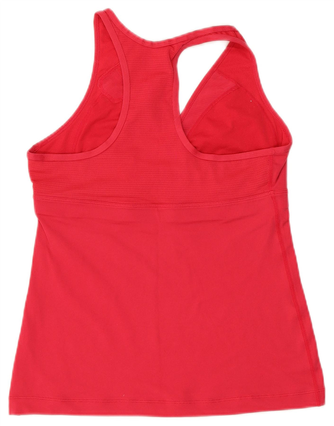 NIKE Débardeur Femme UK 12/14 Rouge Moyen