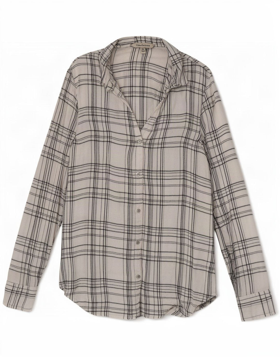 Calvin Klein Jeans Chemise Femme UK 12 Medium White Check