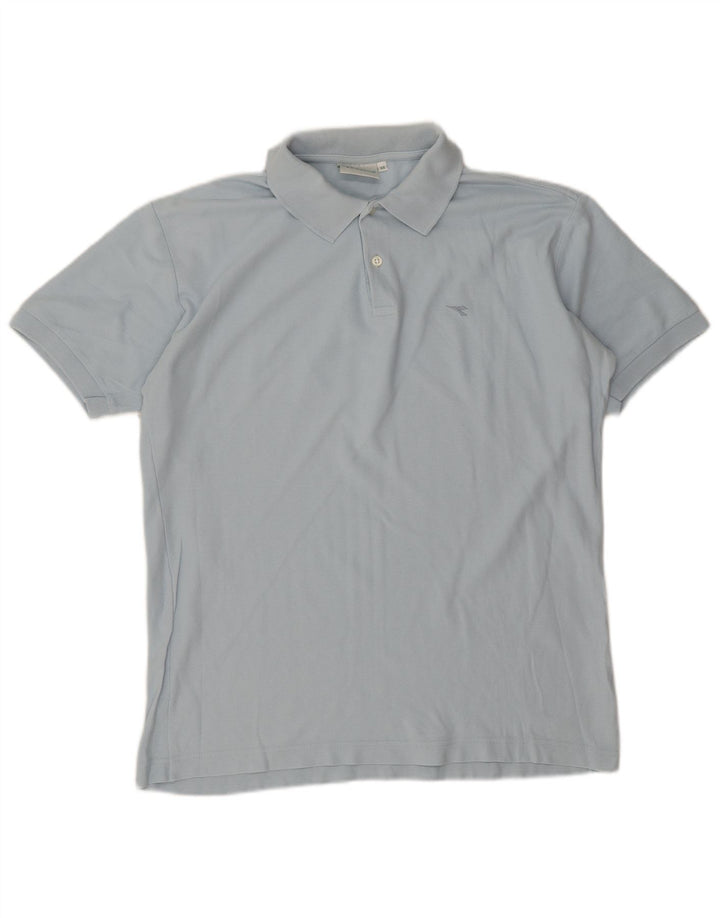 Diadora Polo Homme IT 48 Bleu Moyen