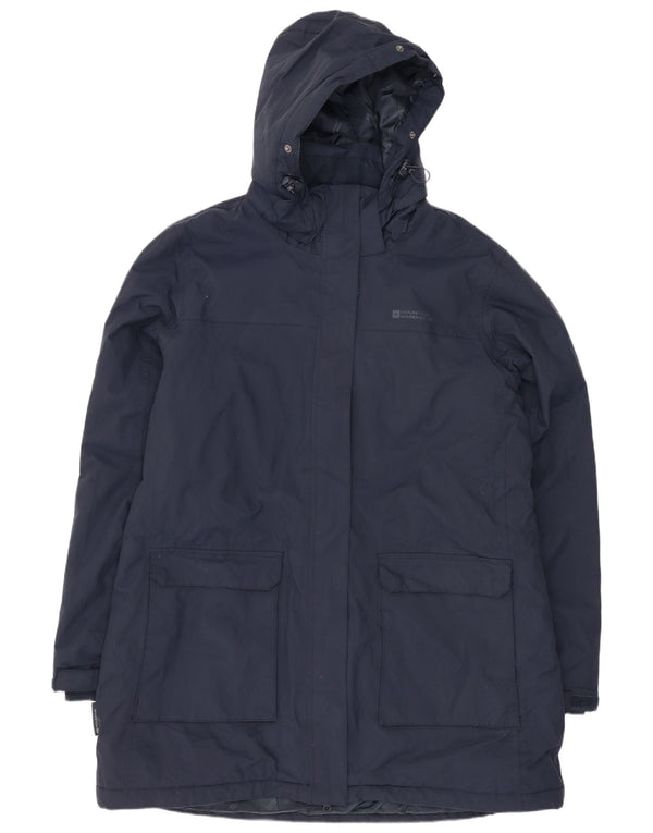 Mountain Warehouse Manteau coupe-vent à capuche pour femme UK 20 2XL Bleu marine