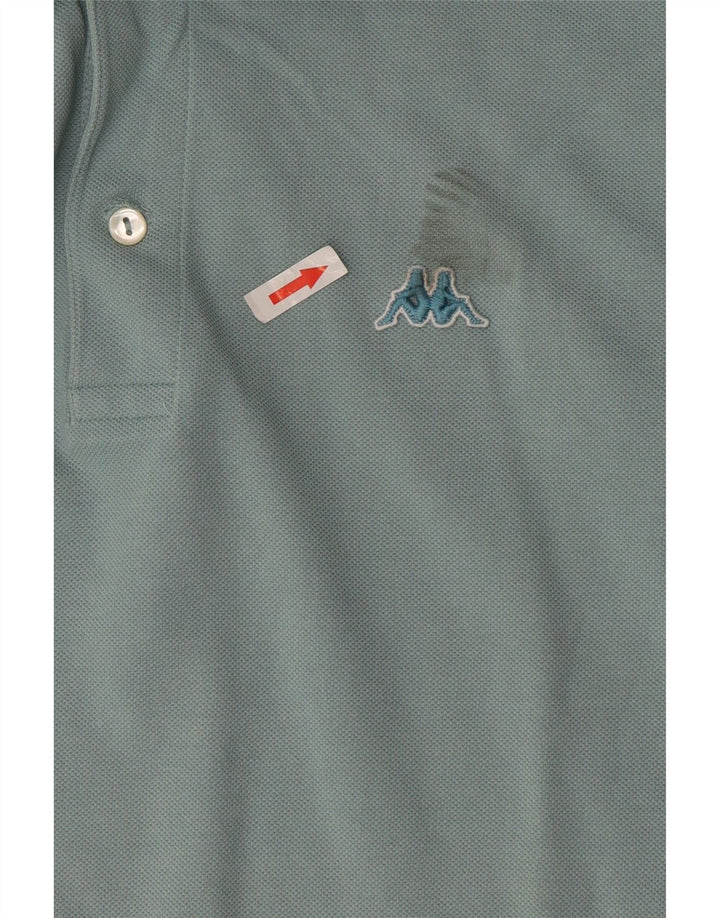 Kappa Polo Homme Bleu Moyen Coton