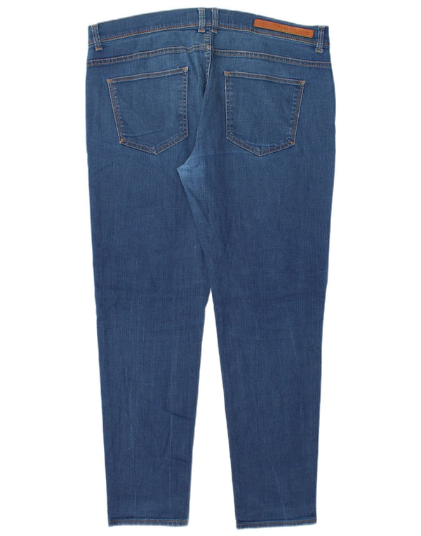 Zara Jean skinny homme EU 48 XL W38 L30 Bleu Coton