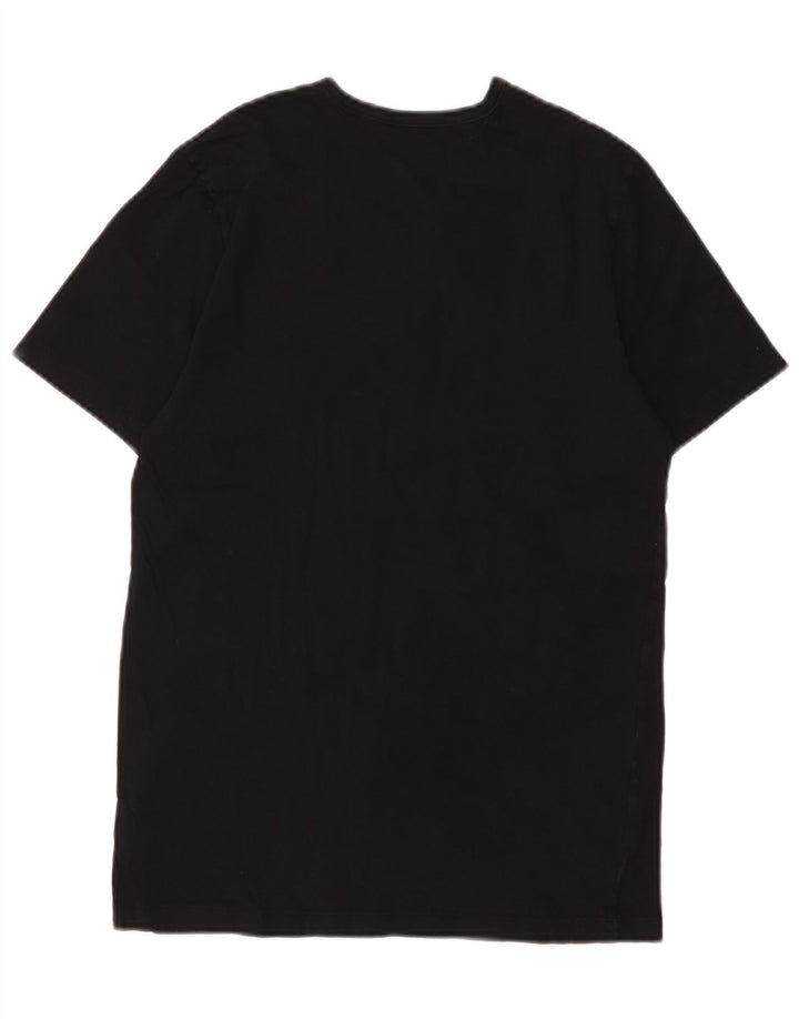 Hugo Boss Hommes T-Shirt Top Petit Noir Coton