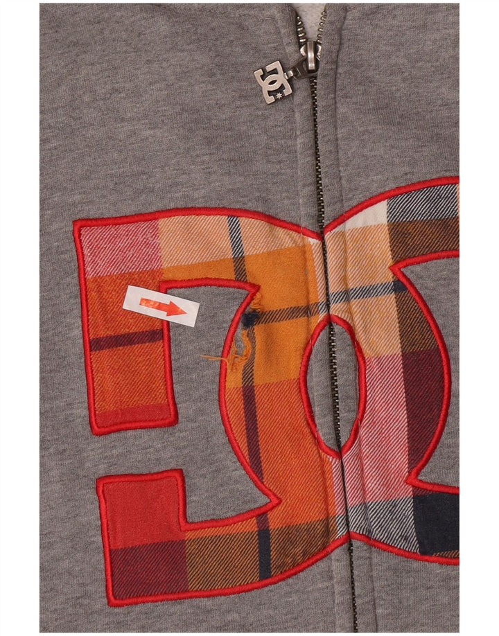 DC Sweat à Capuche Zippé Graphique Homme Gris Moyen