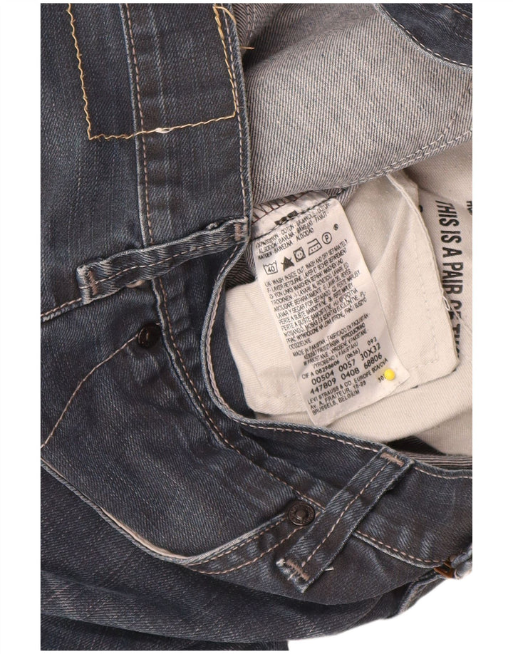 Levi's Jean Droit 504 Homme Bleu Marine W30 L30 Coton