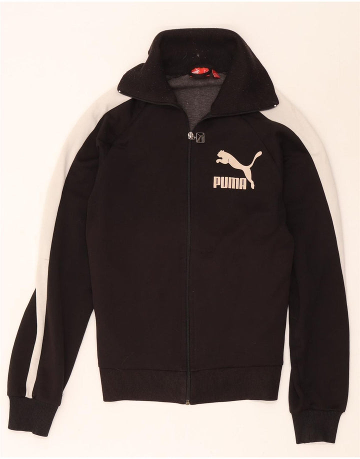 Puma Veste de Survêtement Graphique Homme Noir Moyen Polyester Colorblock